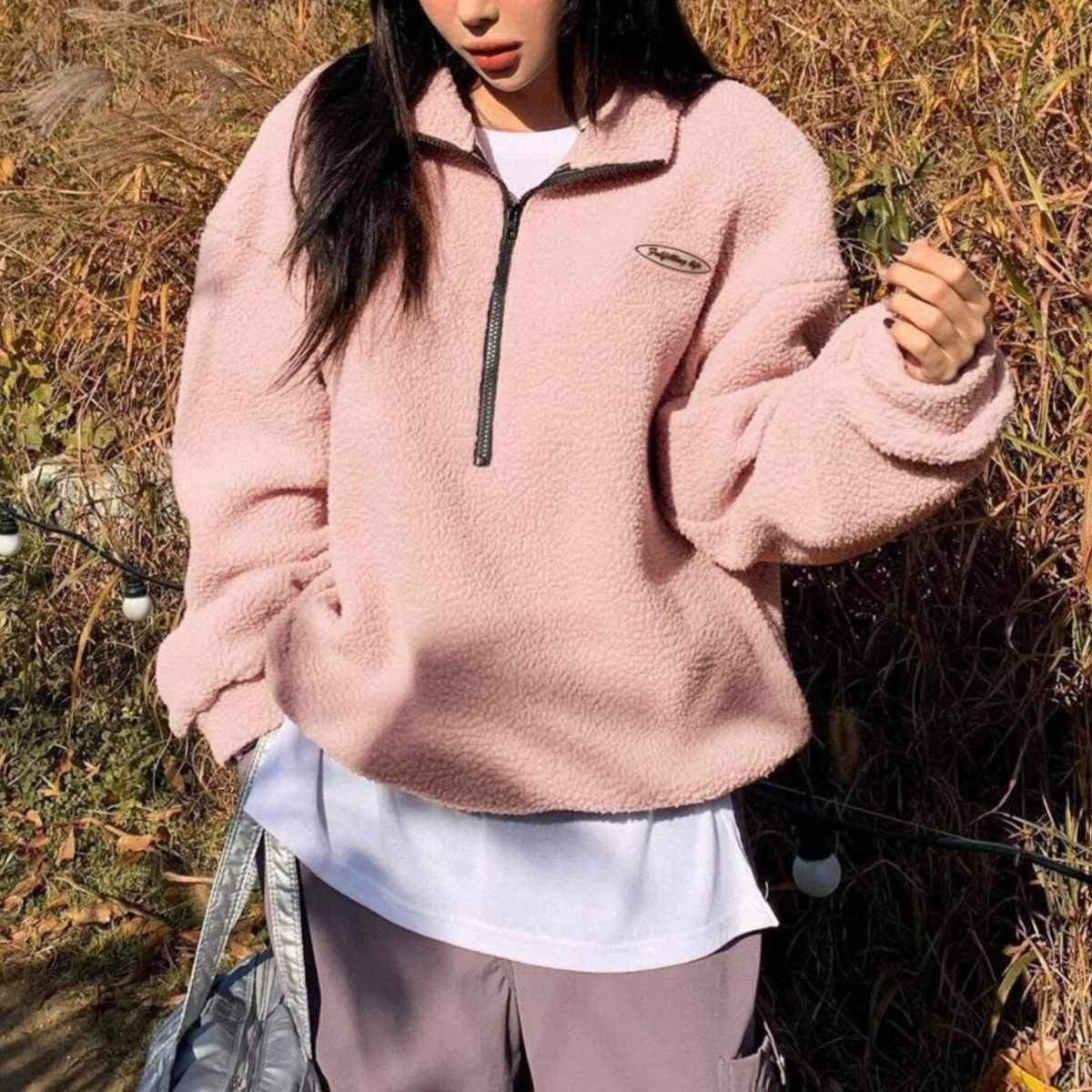 AVALANNAT - Comfy Fuzzy Half Zip Long