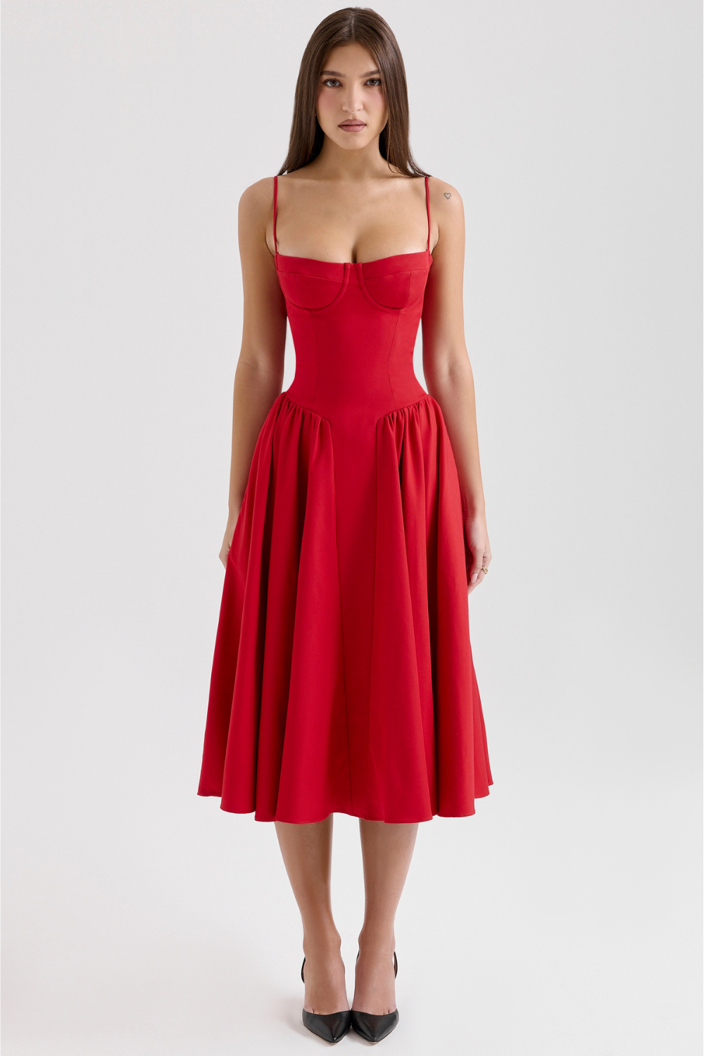 Marleen | Corset Midi Dress