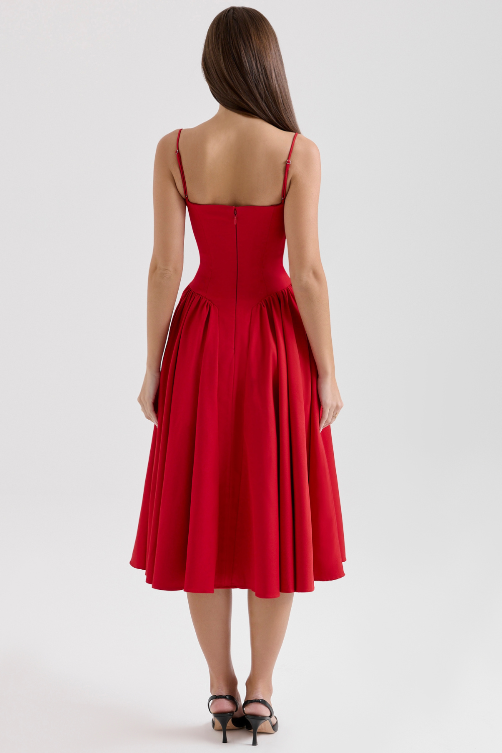 Marleen | Corset Midi Dress