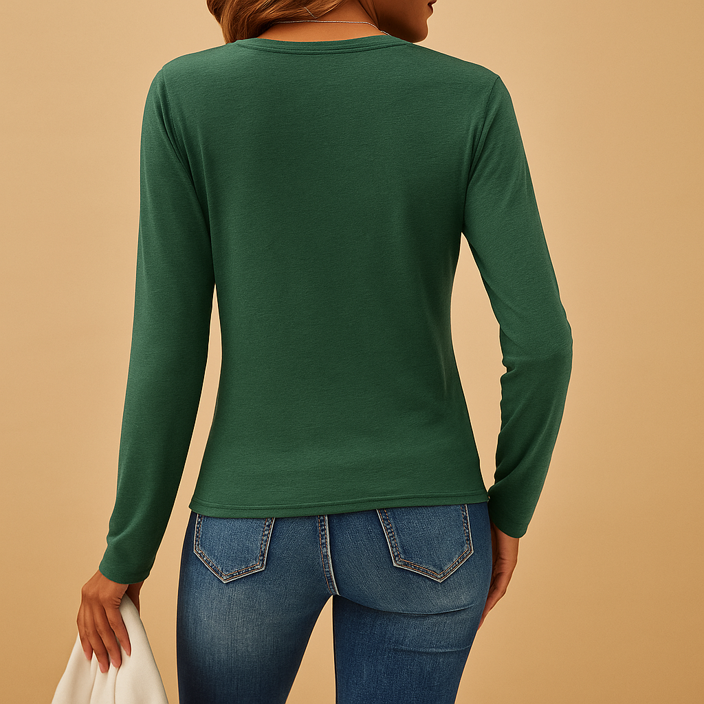 Yara Women's Long Sleeve V-Neck Shirt