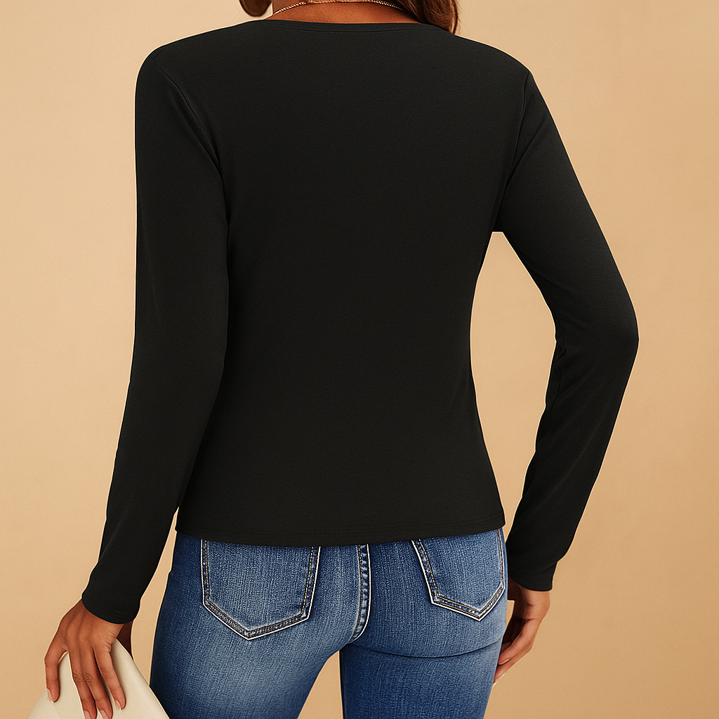 Yara Women's Long Sleeve V-Neck Shirt