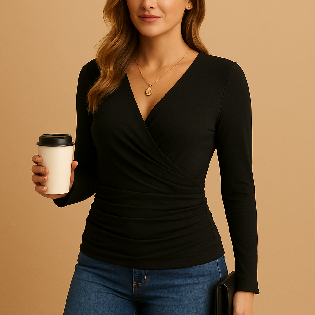 Yara Women's Long Sleeve V-Neck Shirt