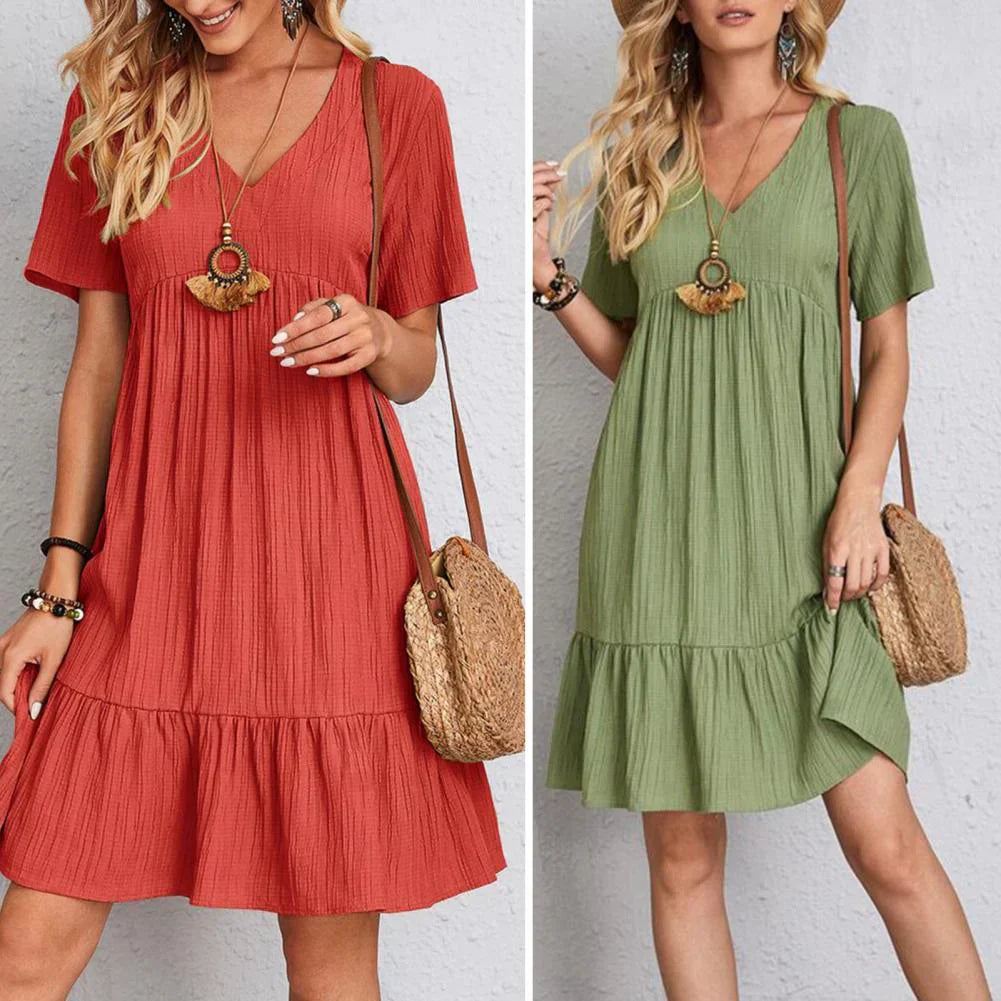 Emily – Elegant Tummy-Covering Dress