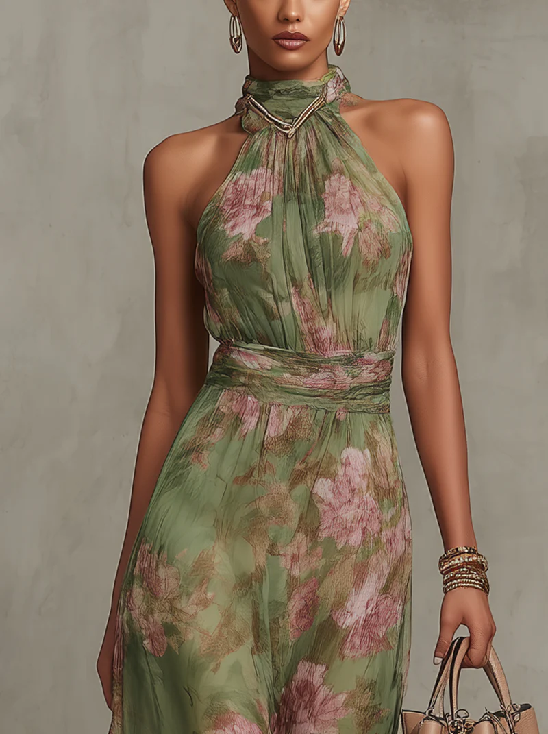 Norma | Elegant Floral Summer Dress