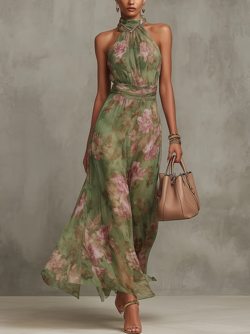 Norma | Elegant Floral Summer Dress