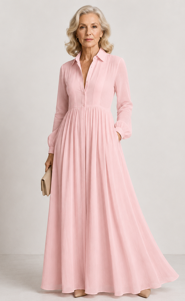 Lioren™ - Soft Flow Maxi Dress