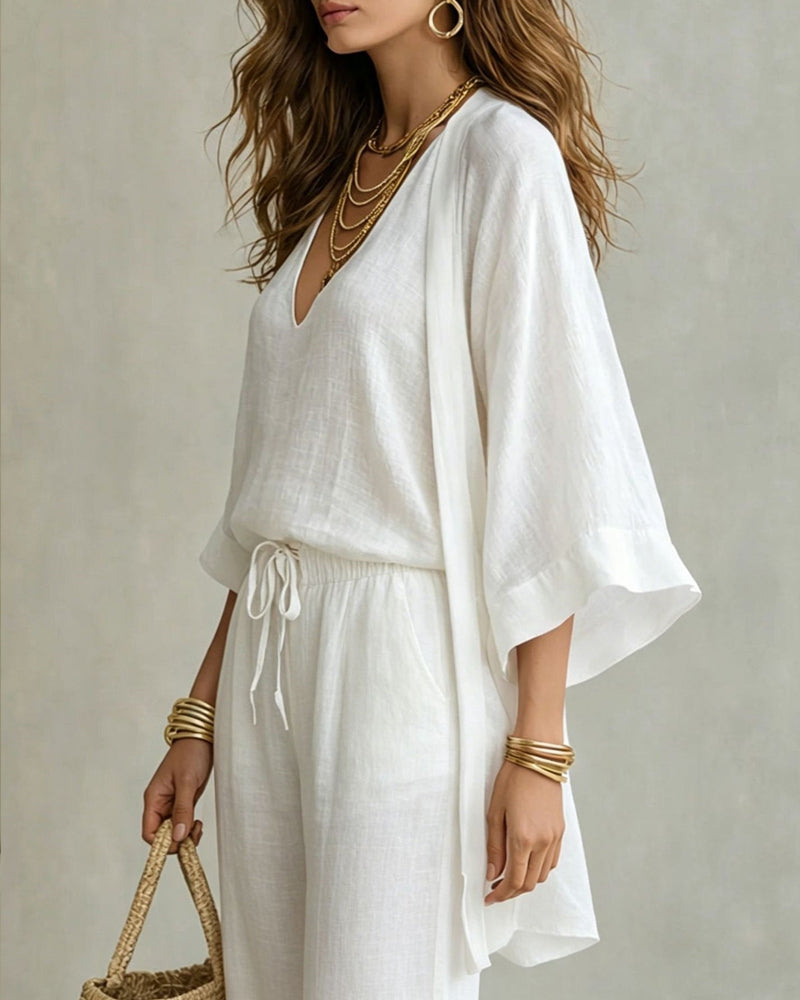 ISOLA | Linen Three-Piece Set