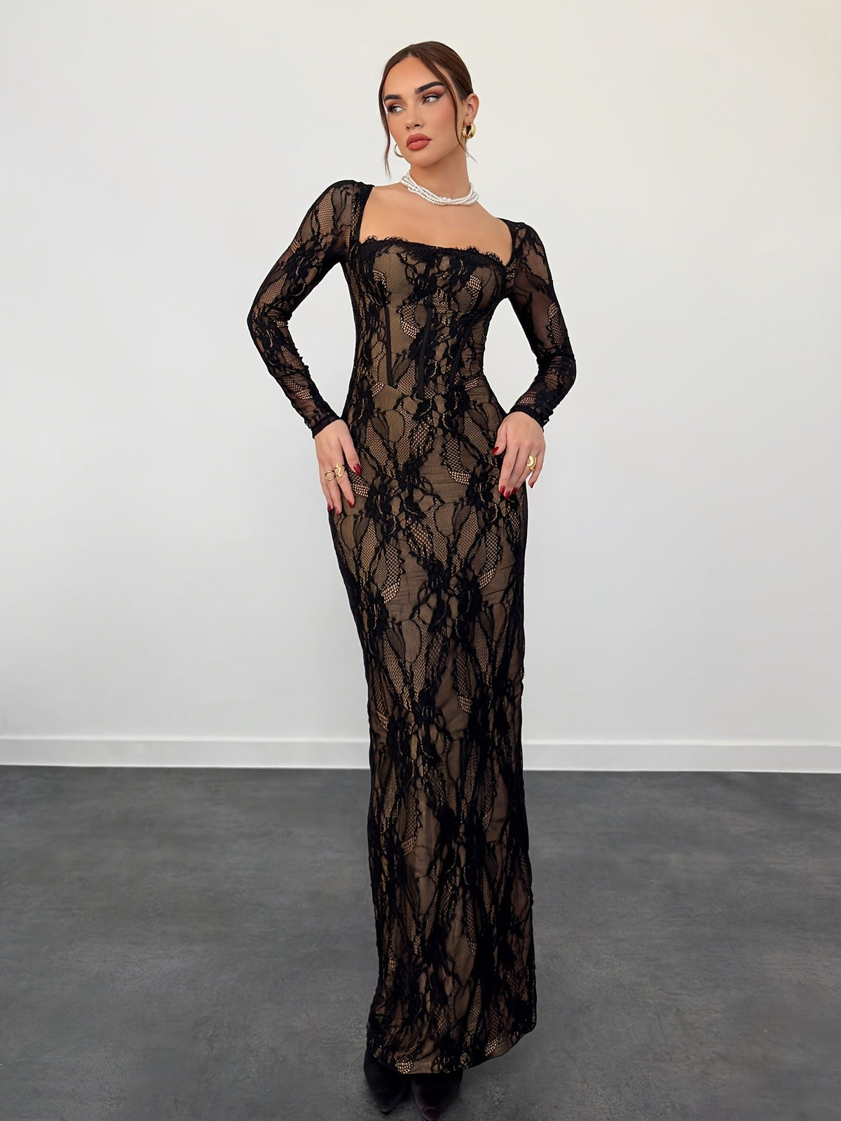 Sabrina - Mermaid Halter Neck Dress