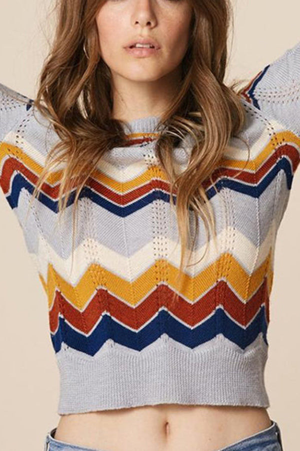 MAKE A RAINBOW STRIPES SWEATER