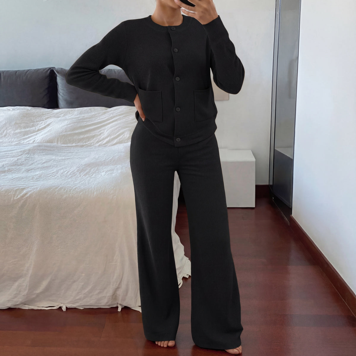 LUCIAT - Cozy Knit Sweater & Wide