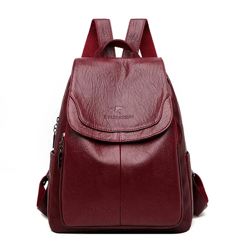 Balidaishu™ Secure Leather Backpack - Stylish Anti-Theft Everyday Carry