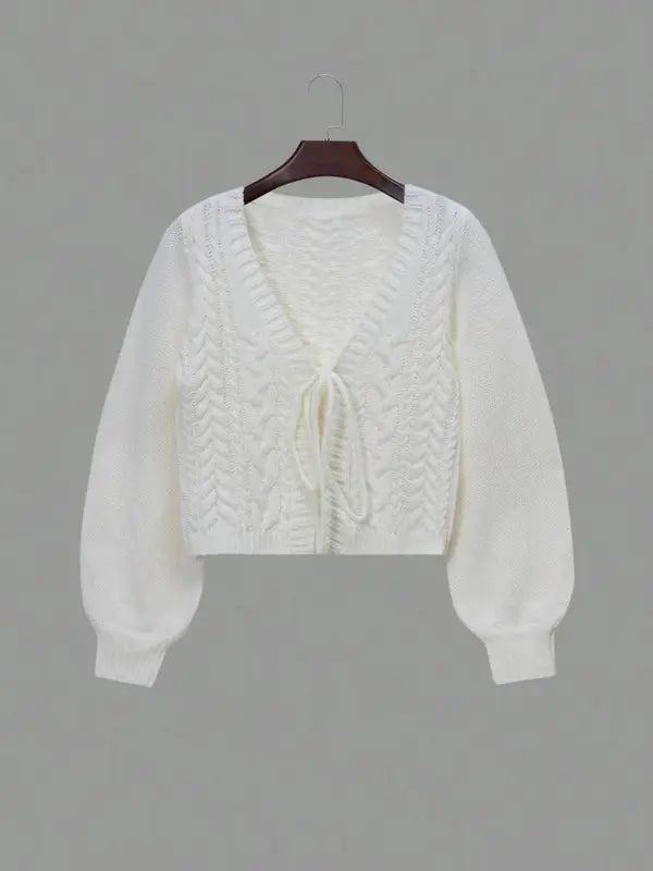 ALICIAT - Drop Shoulder Long Sleeve Cardigan