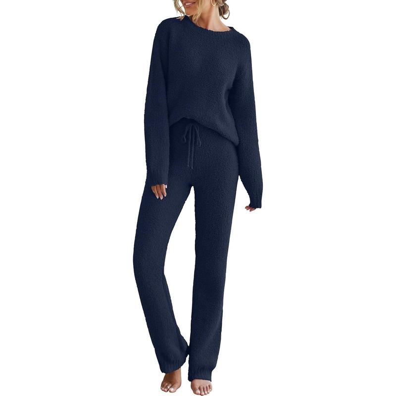 ANGELT - Cozy Pajama Set Fuzzy Fleece