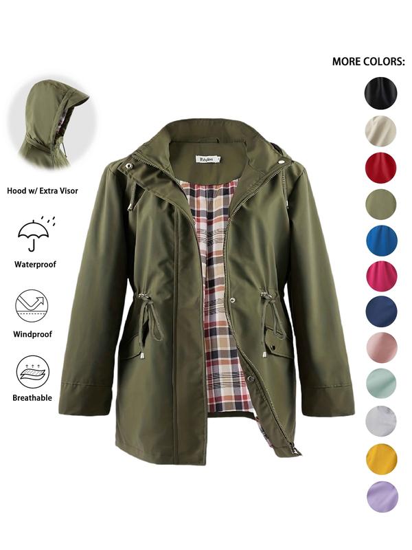 DENAT - Lightweight Hooded Trench Coat