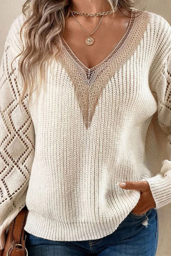 JASY | Loose casual pullover women's knitted sweater