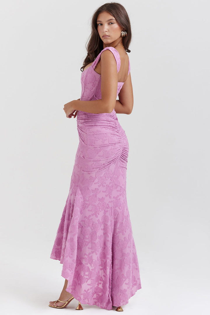 Victoria | Regal Draped Dress