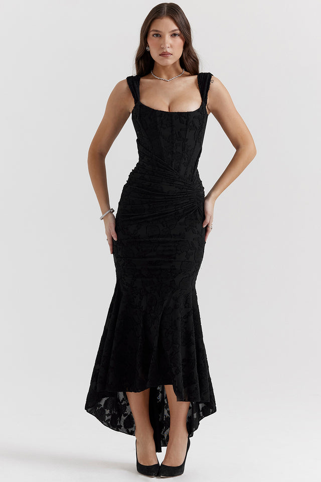 Victoria | Regal Draped Dress