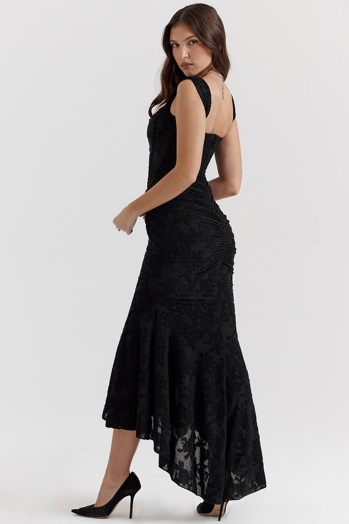 Victoria | Regal Draped Dress