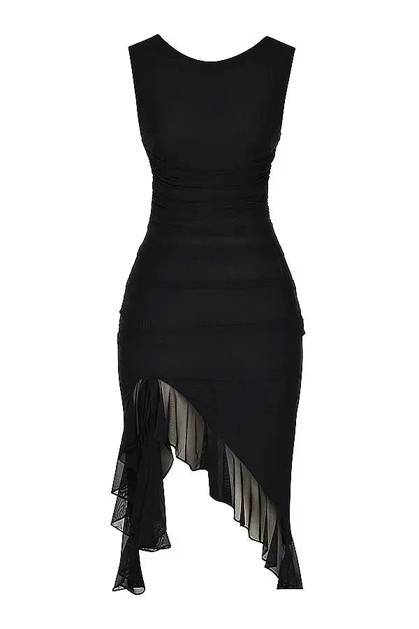 Charlotte - Ruffled Midi Dress