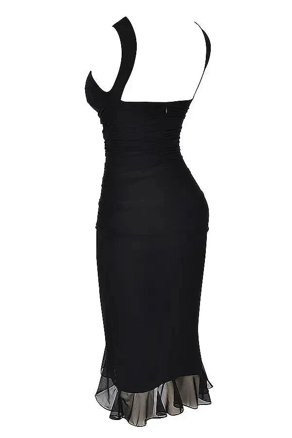 Charlotte - Ruffled Midi Dress