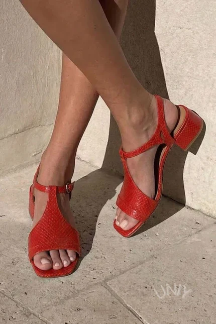 Serena | Silver Sandals Low Heel