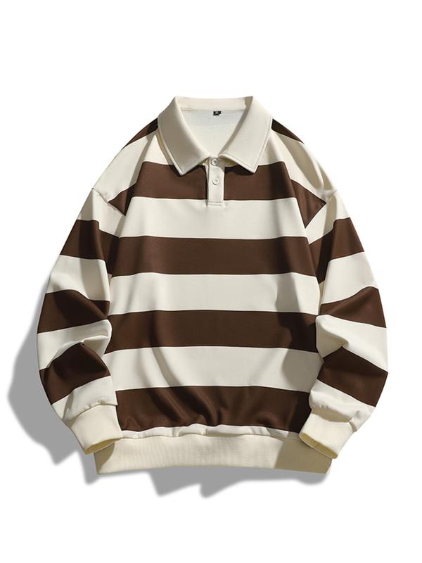 ZOET - Classic Fashion Striped Collar Long
