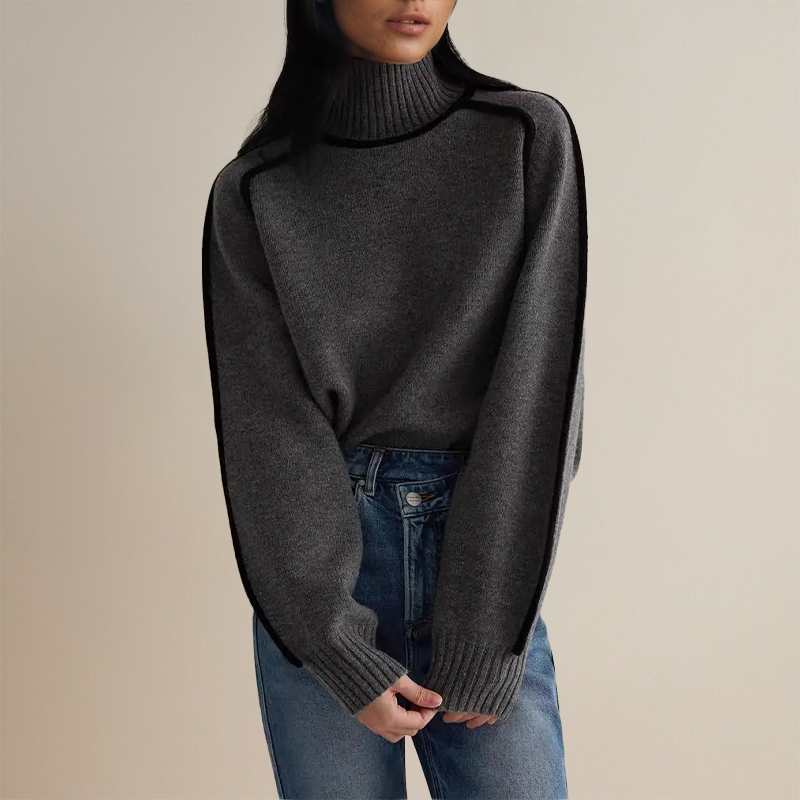 Angeline Knitted Turtleneck Sweater