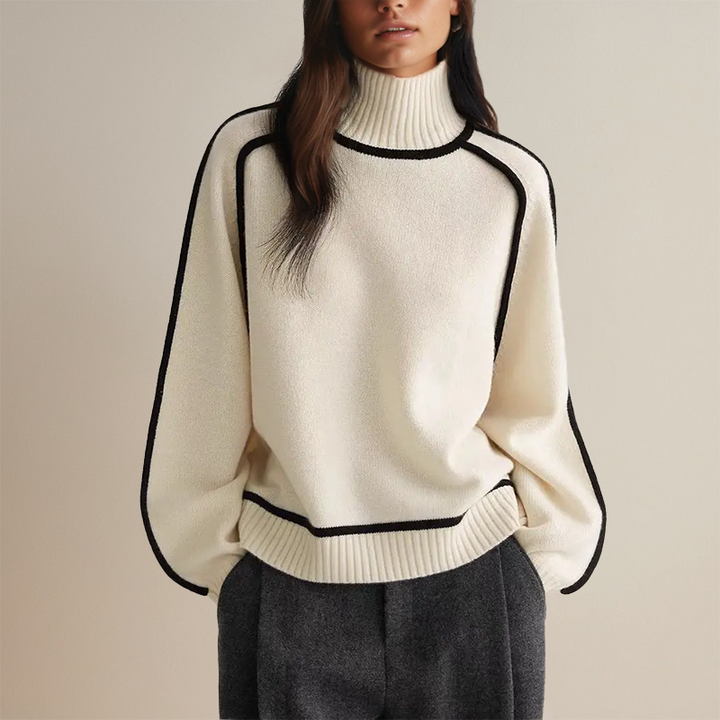 Angeline Knitted Turtleneck Sweater