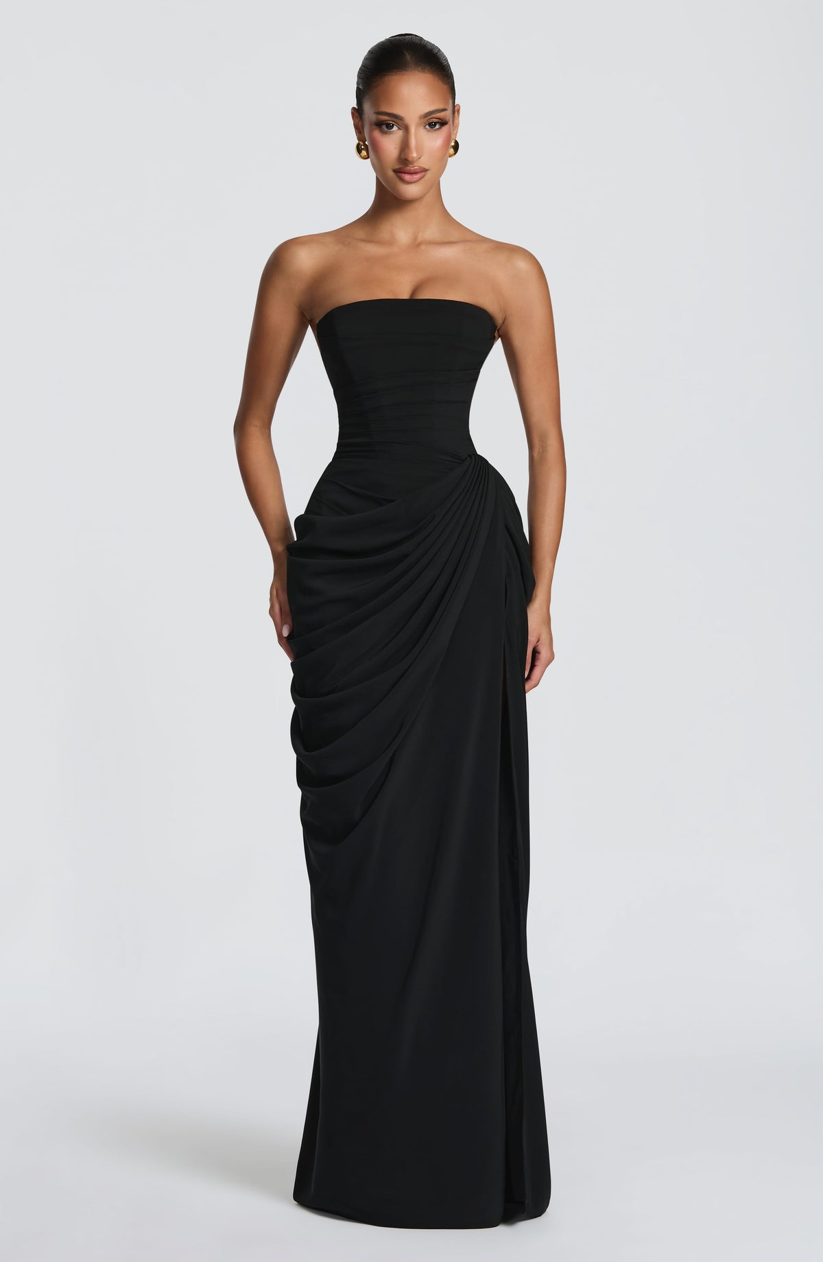 Lesli | Ladies Strapless Maxi Dress