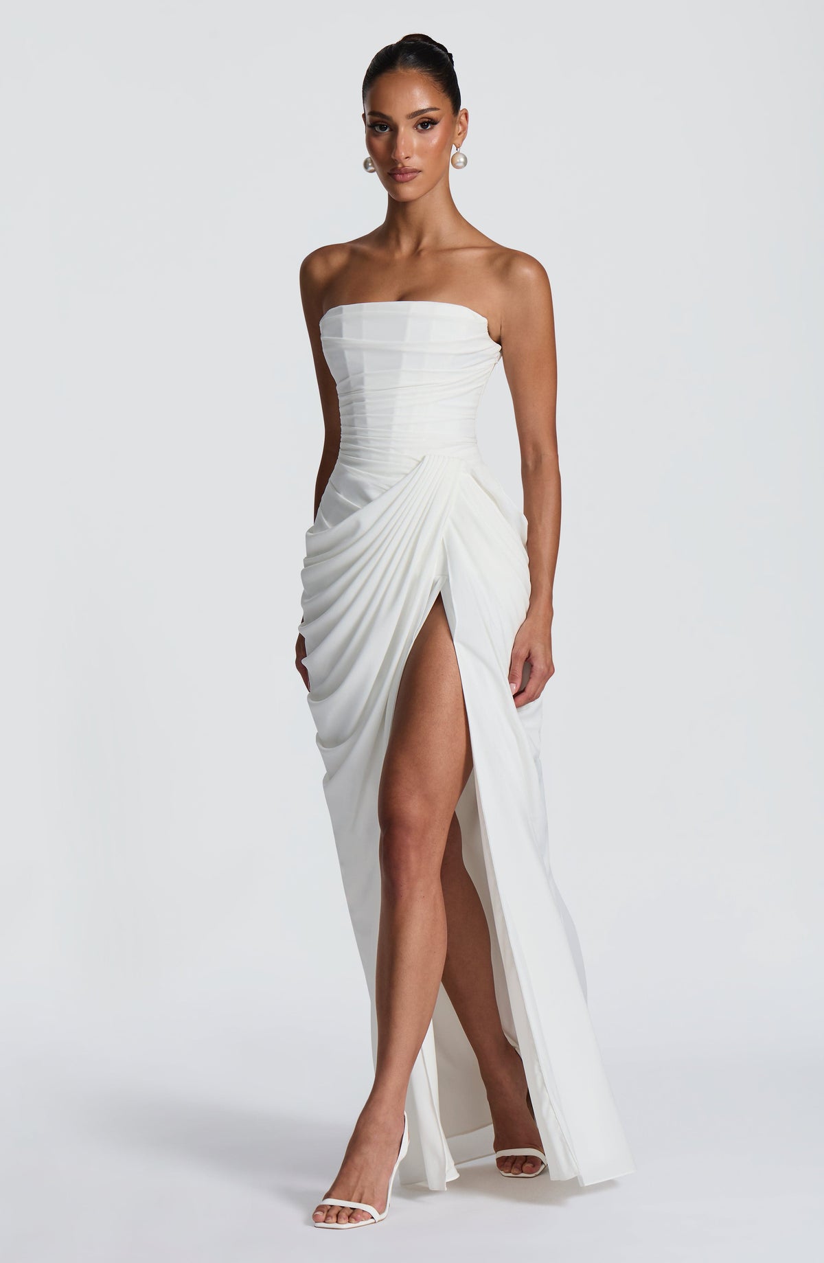 Lesli | Ladies Strapless Maxi Dress