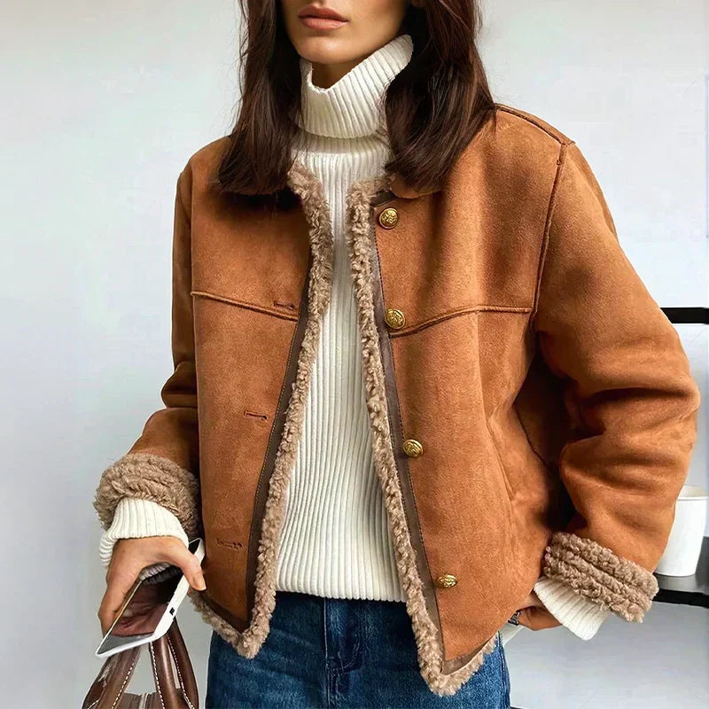 Carla | WARM & REFINED PU LEATHER JACKET