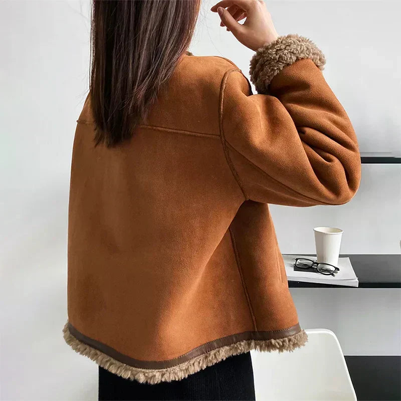 Carla | WARM & REFINED PU LEATHER JACKET