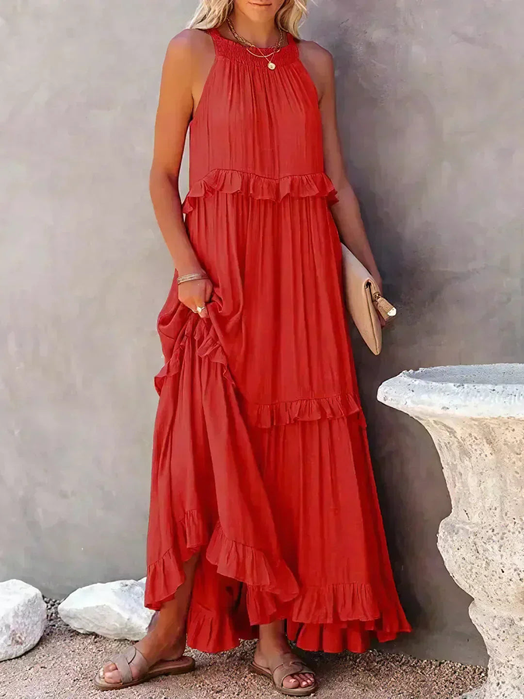 Diana Elegant Sleeveless Dress