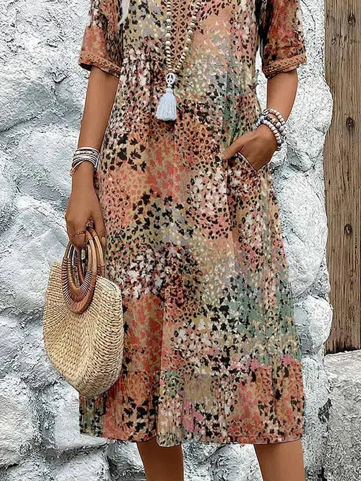 Haly - Vibrant Mid Length Dress