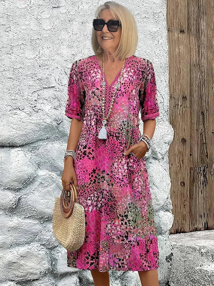 Haly - Vibrant Mid Length Dress