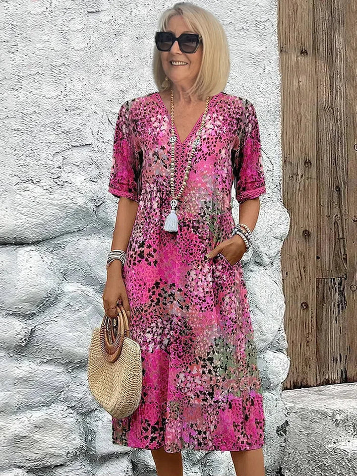 Haly - Vibrant Mid Length Dress