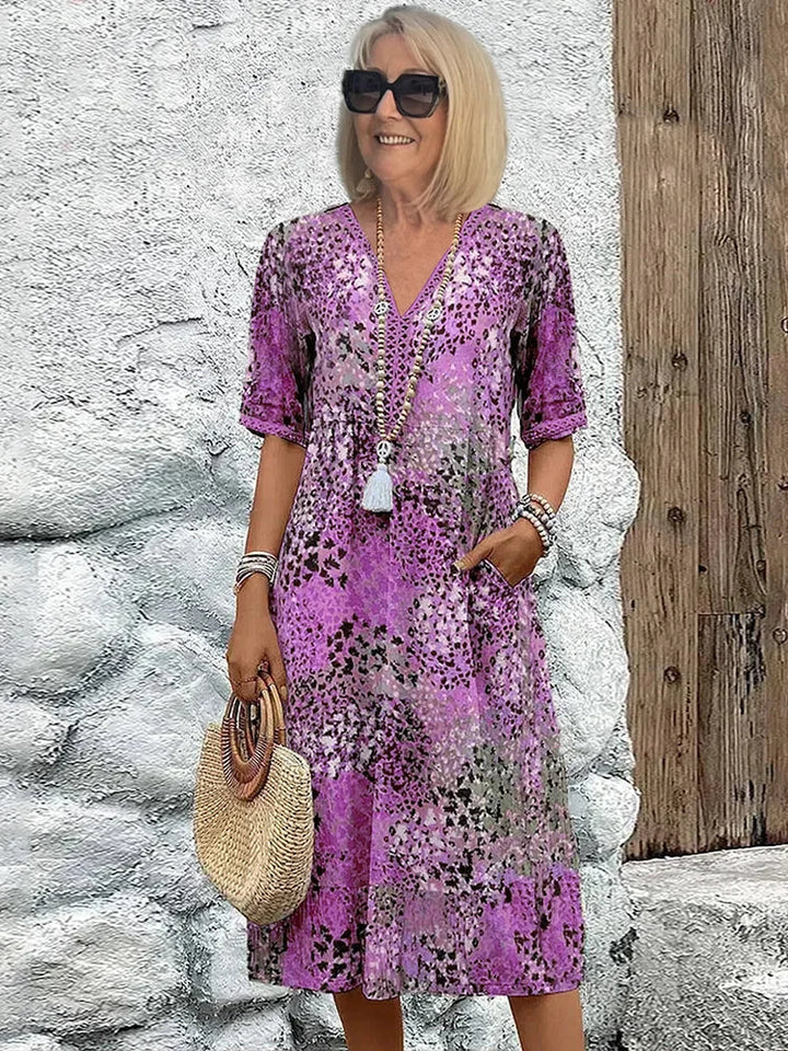 Haly - Vibrant Mid Length Dress