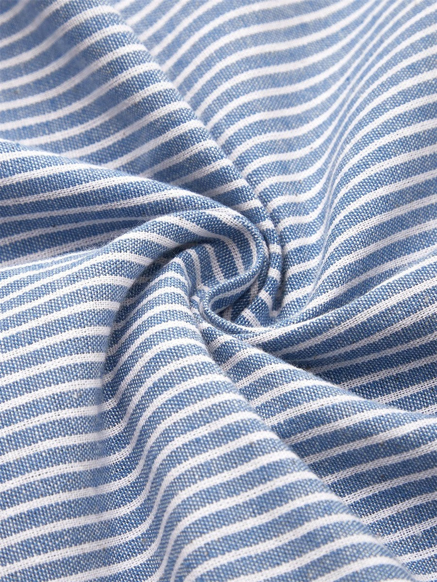 Wandal Striped Midi Dress