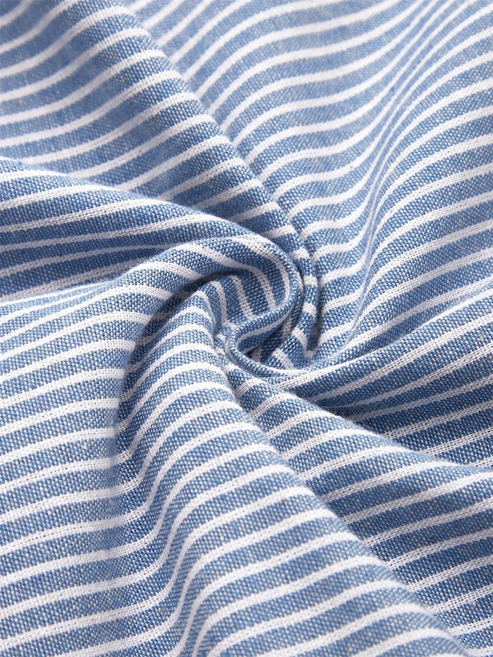 Wandal Striped Midi Dress