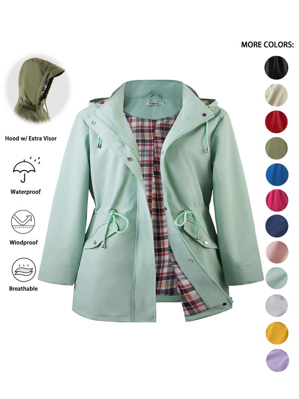 DENAT - Lightweight Hooded Trench Coat