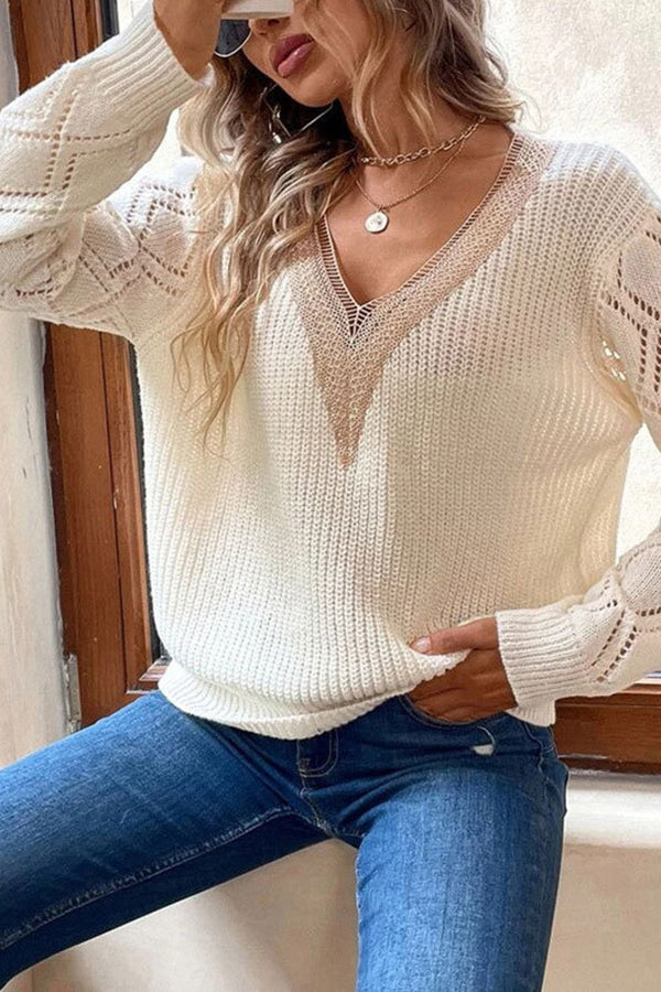 JASY | Loose casual pullover women's knitted sweater