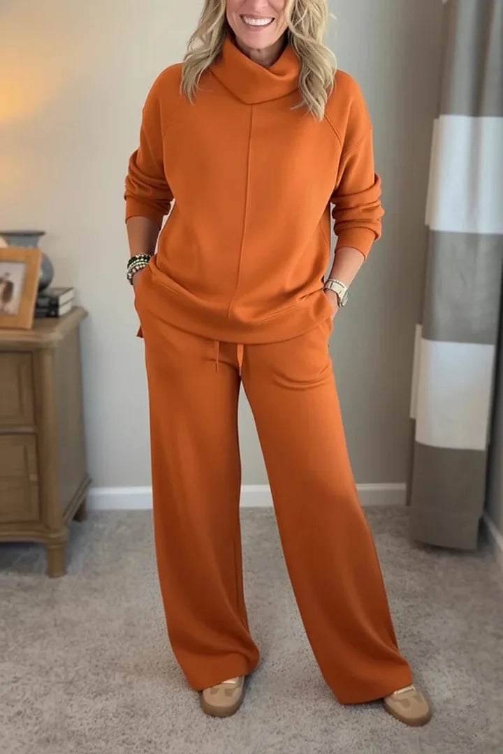 Colleen™ | Women Casual Turtle-neck 2 Piece