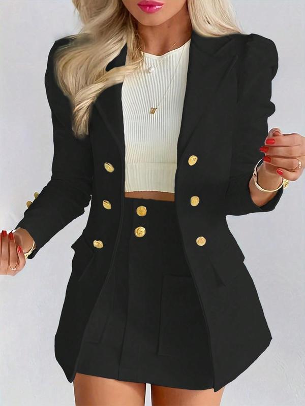 MAGDAT - Two-Piece Blazer & Skirt Set