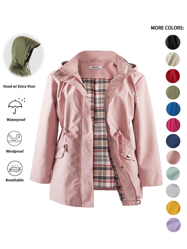 DENAT - Lightweight Hooded Trench Coat