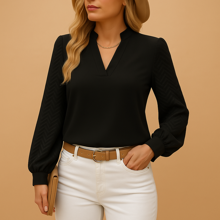 Chic V-Neck Women&
