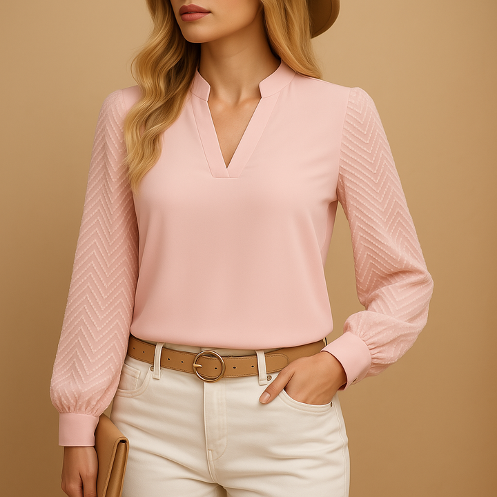 Chic V-Neck Women&