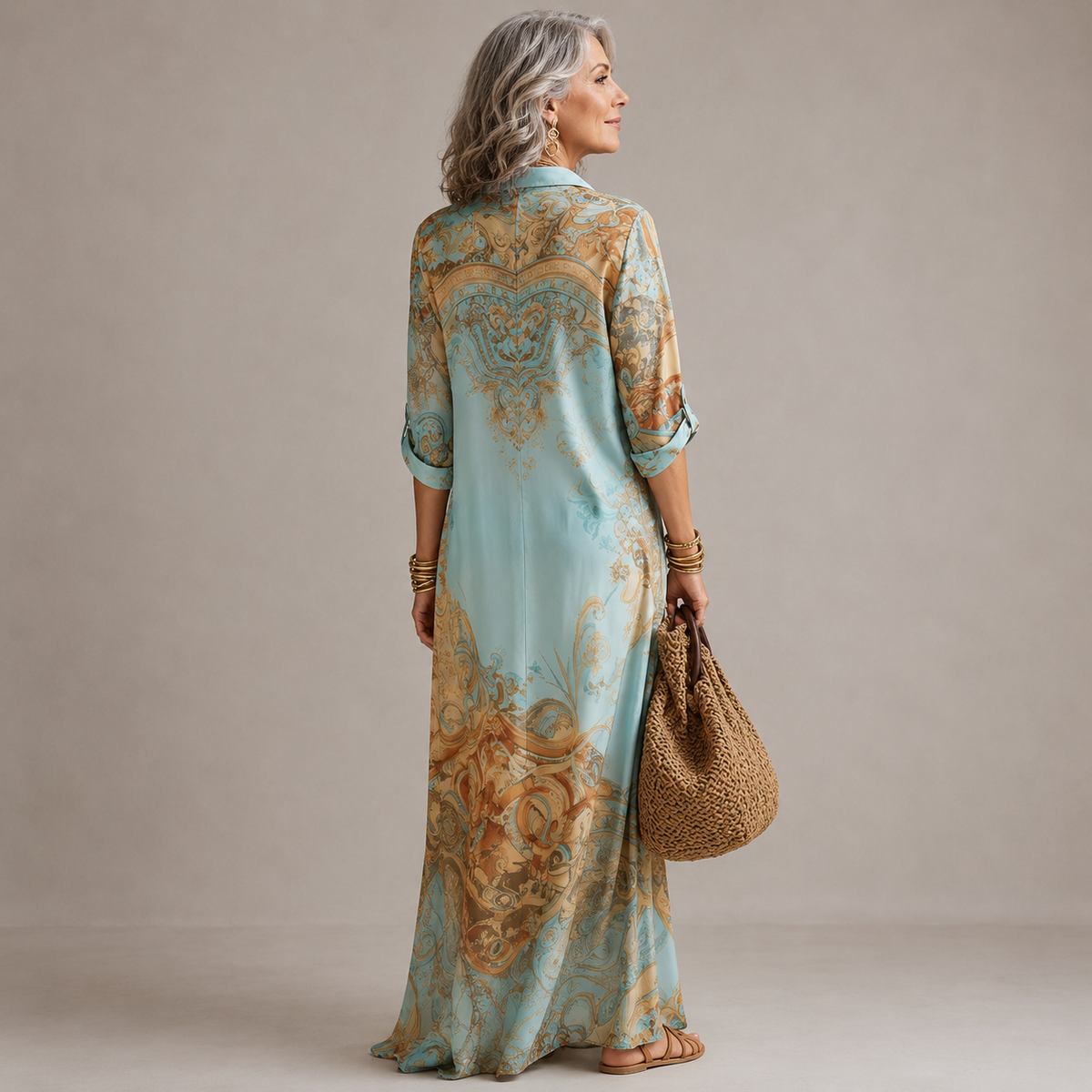 Evalexy™ - Maxi Dress Print Luxury