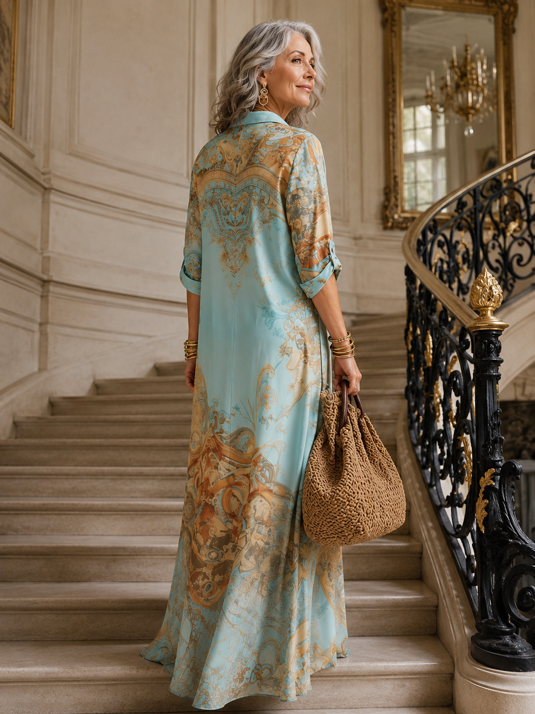 Evalexy™ - Maxi Dress Print Luxury