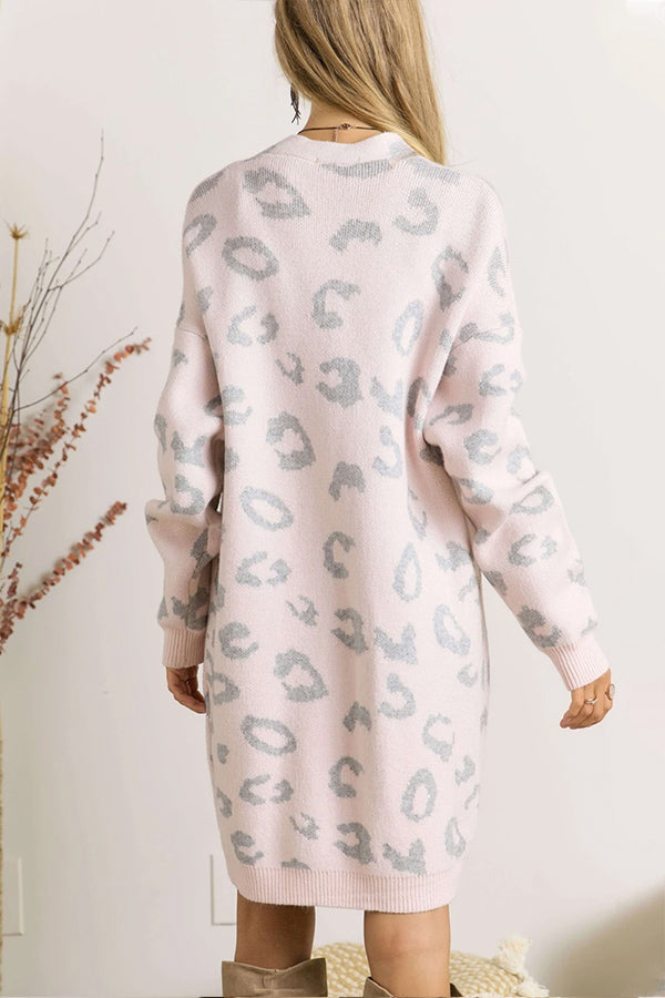 PL | Side Pockets Open Front Long Cardigan