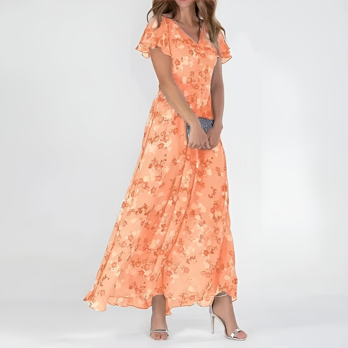 Susan | Flattering Flowing Maxi Dress